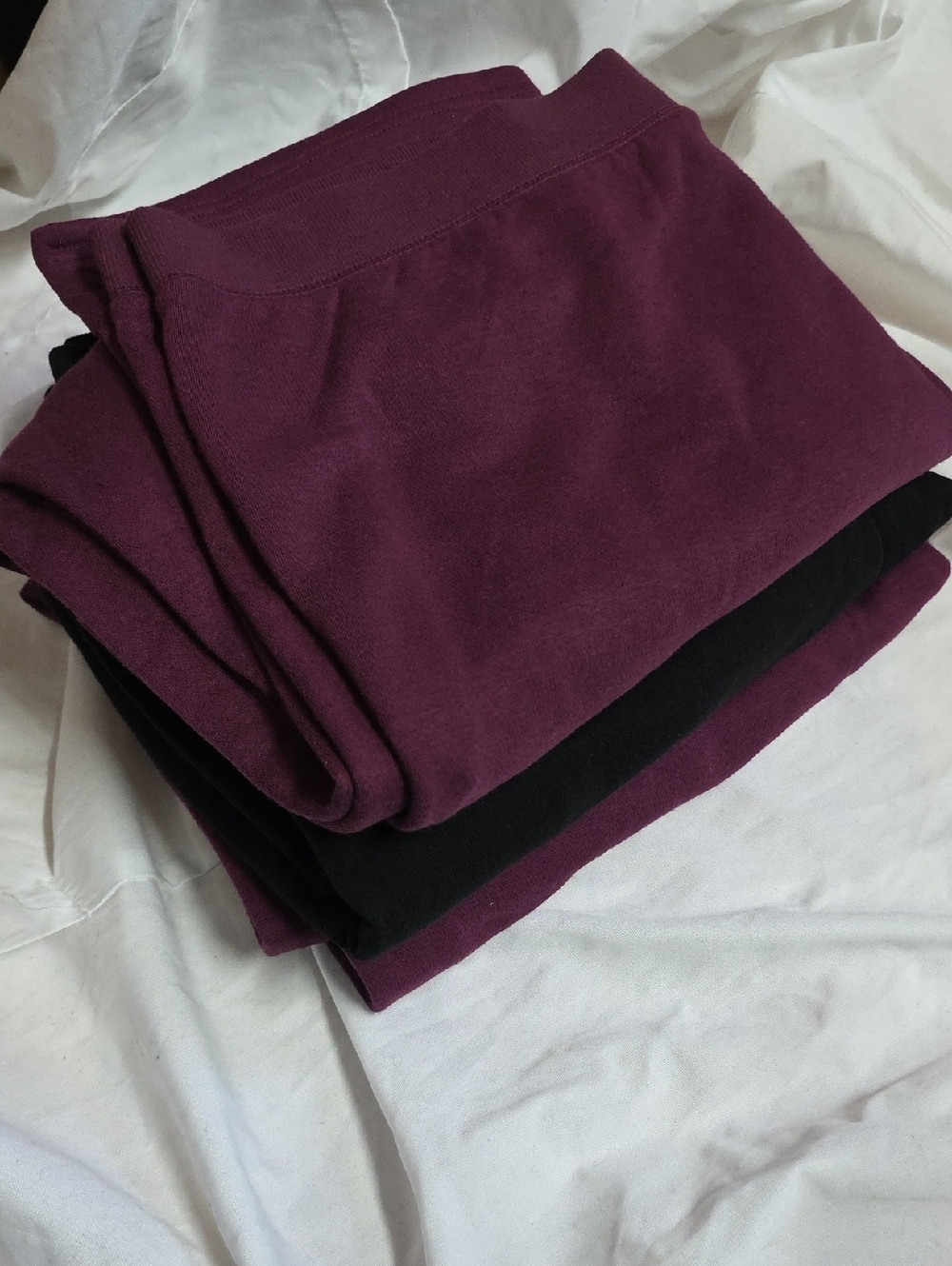 Bunlde Of 3 women's sweatpants with pockets Fleece Lined straight Leg